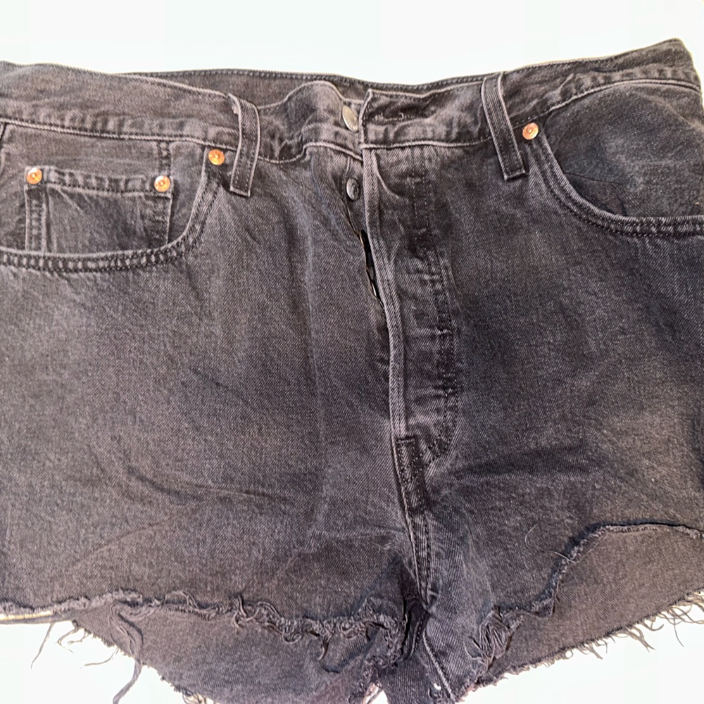 Black Levi’s 501 Denim Shorts